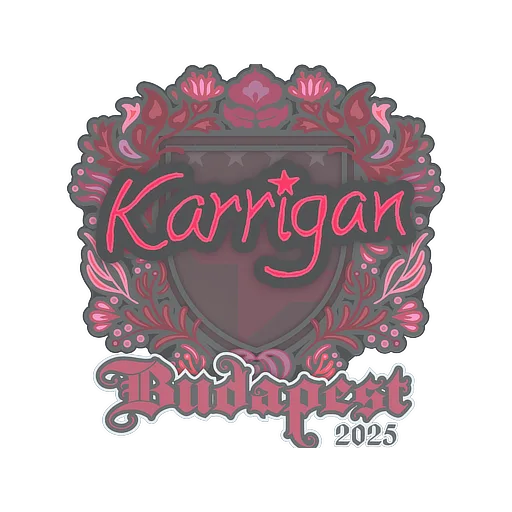 Наклейка | karrigan | Будапешт-2025