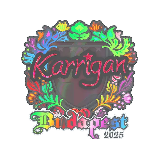 Sticker | karrigan (Holo) | Budapest 2025