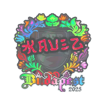 Sticker | kauez (Holo) | Budapest 2025