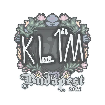 Sticker | kl1m | Budapest 2025