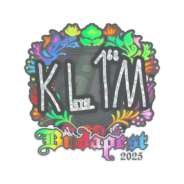Sticker | kl1m (Holo) | Budapest 2025