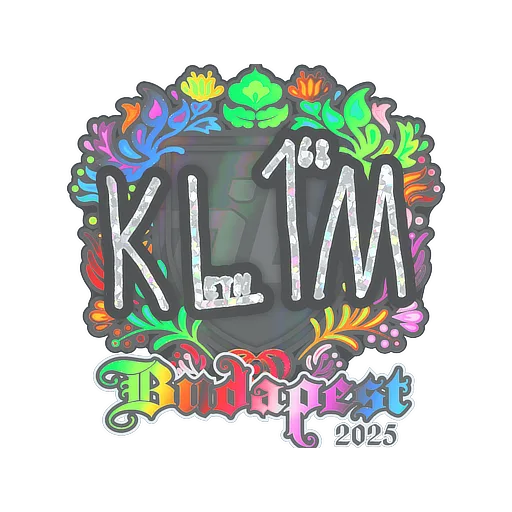Sticker | kl1m (Holo) | Budapest 2025