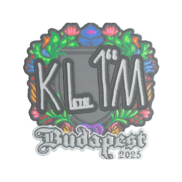Sticker | kl1m (Embroidered) | Budapest 2025