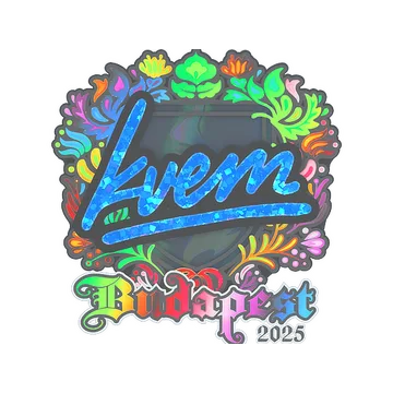 Sticker | Kvem (Holo) | Budapest 2025
