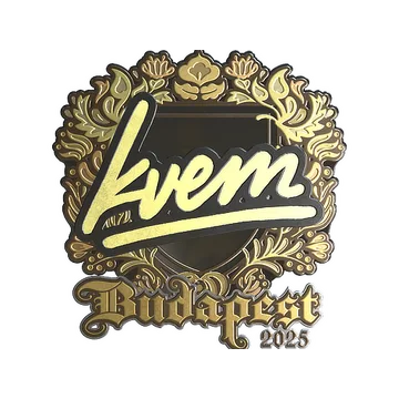 Sticker | Kvem (Gold) | Budapest 2025