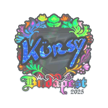 Sticker | Kursy (Holo) | Budapest 2025