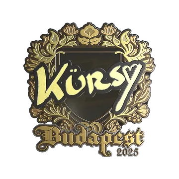 Sticker | Kursy (Gold) | Budapest 2025