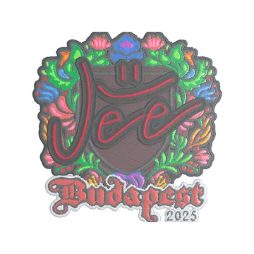 Sticker | Jee (Embroidered) | Budapest 2025