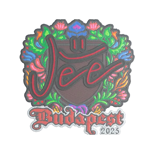 Sticker | Jee (Embroidered) | Budapest 2025