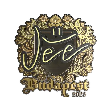 Sticker | Jee (Gold) | Budapest 2025