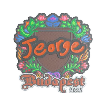 Sticker | jeorge (Embroidered) | Budapest 2025