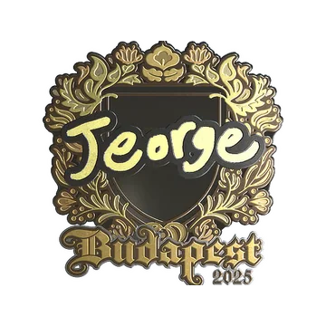 Sticker | jeorge (Gold) | Budapest 2025