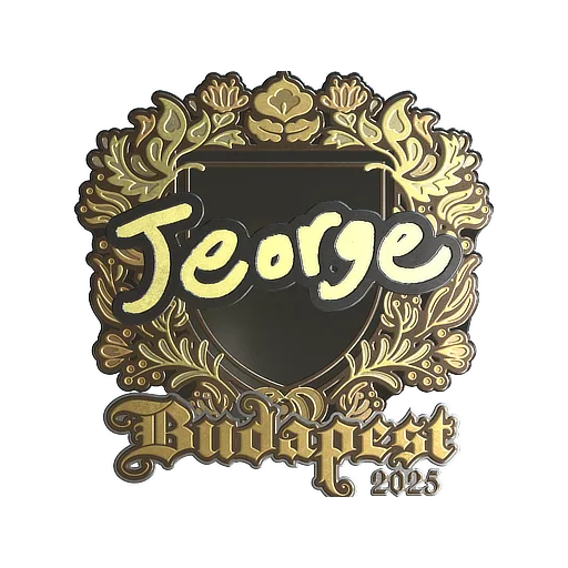 Sticker | jeorge (Gold) | Budapest 2025