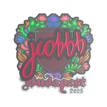 Наклейка | jcobbb (вышитая) | Будапешт-2025