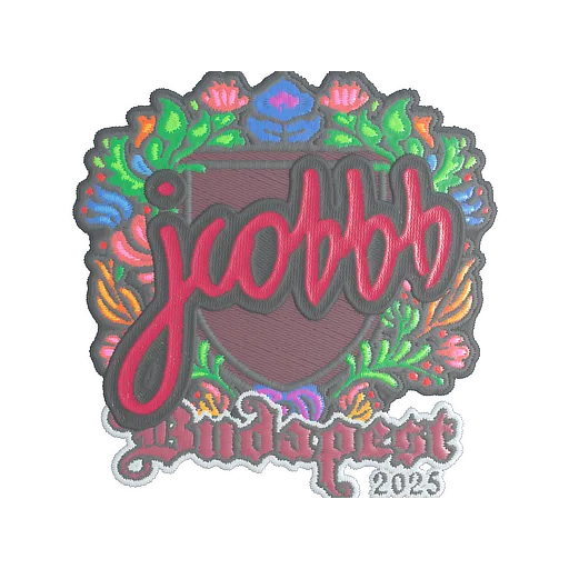 Sticker | jcobbb (Embroidered) | Budapest 2025
