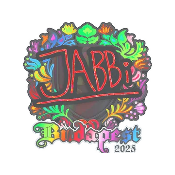 Sticker | jabbi (Holo) | Budapest 2025