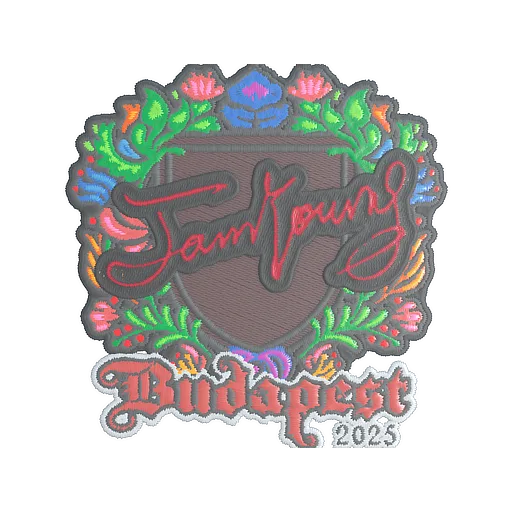 Sticker | JamYoung (Embroidered) | Budapest 2025