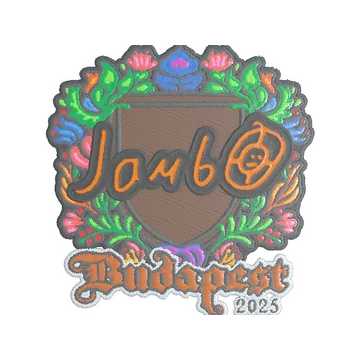 Sticker | jambo (Embroidered) | Budapest 2025