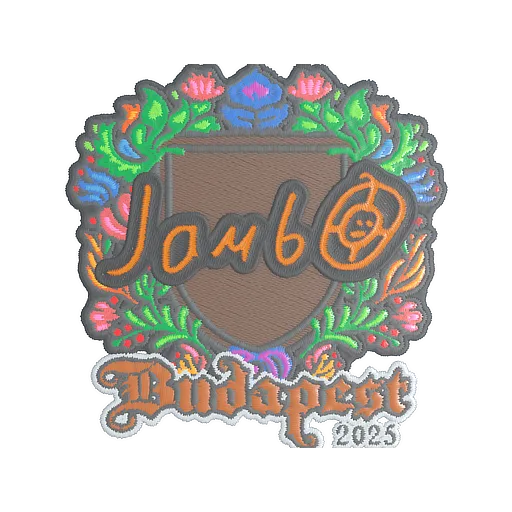 Sticker | jambo (Embroidered) | Budapest 2025