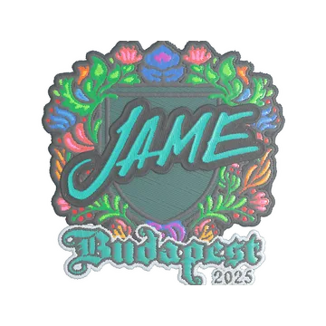 Sticker | Jame (Embroidered) | Budapest 2025