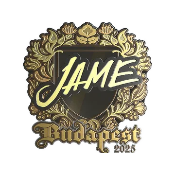 Sticker | Jame (Gold) | Budapest 2025