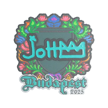 Sticker | jottAAA (Embroidered) | Budapest 2025