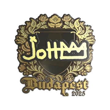 Sticker | jottAAA (Gold) | Budapest 2025