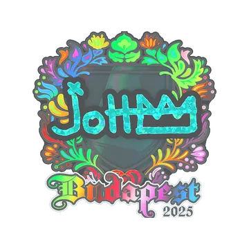 Sticker | jottAAA (Holo) | Budapest 2025