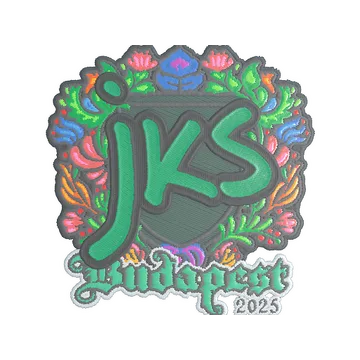 Sticker | jks (Embroidered) | Budapest 2025