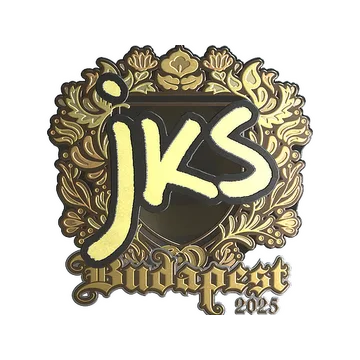 Sticker | jks (Gold) | Budapest 2025