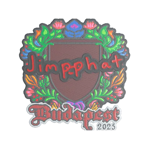 Sticker | Jimpphat (Embroidered) | Budapest 2025