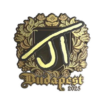 Sticker | JT (Gold) | Budapest 2025