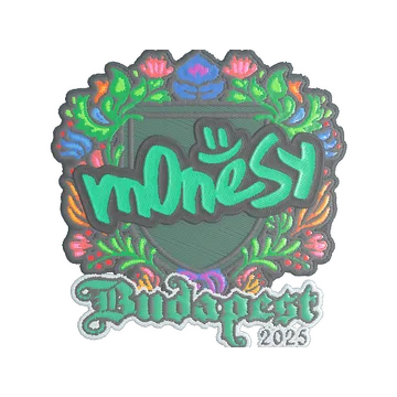 Sticker | m0NESY (Embroidered) | Budapest 2025