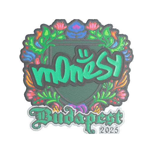 Sticker | m0NESY (Embroidered) | Budapest 2025