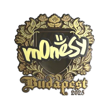 Sticker | m0NESY (Gold) | Budapest 2025