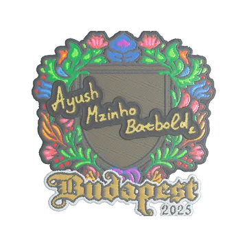 Sticker | mzinho (Embroidered) | Budapest 2025