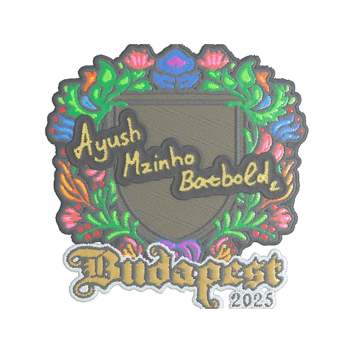 Sticker | mzinho (Embroidered) | Budapest 2025