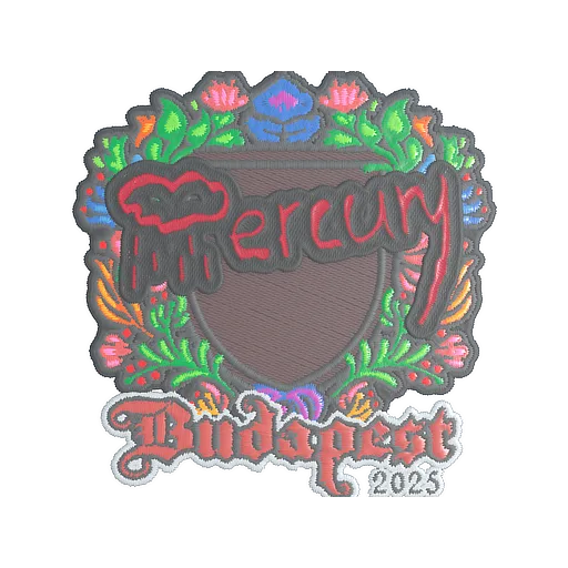 Sticker | Mercury (Embroidered) | Budapest 2025