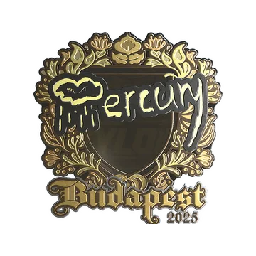 Sticker | Mercury (Gold) | Budapest 2025
