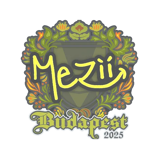Наклейка | mezii | Будапешт-2025