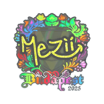 Sticker | mezii (Holo) | Budapest 2025