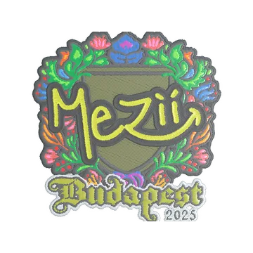 Sticker | mezii (Embroidered) | Budapest 2025