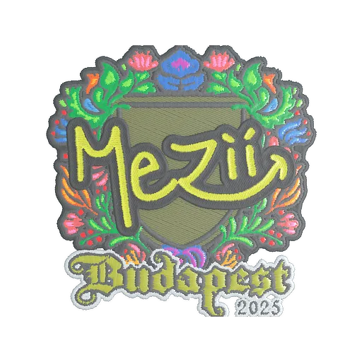 Sticker | mezii (Embroidered) | Budapest 2025