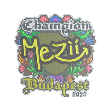 Sticker | mezii (Embroidered, Champion) | Budapest 2025