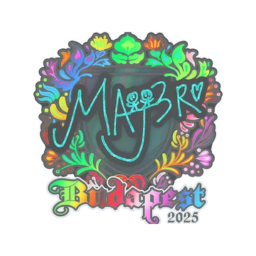 Sticker | MAJ3R (Holo) | Budapest 2025