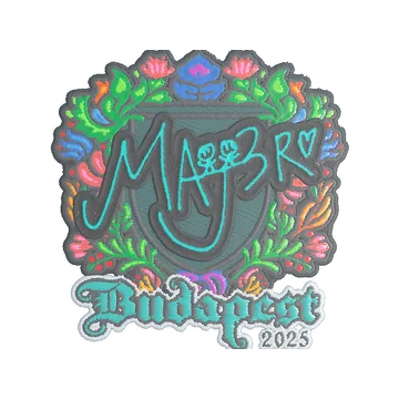 Sticker | MAJ3R (Embroidered) | Budapest 2025