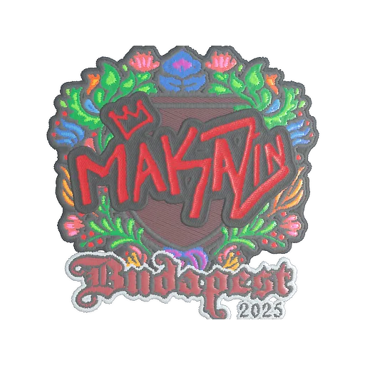 Наклейка | Maka (вышитая) | Будапешт-2025