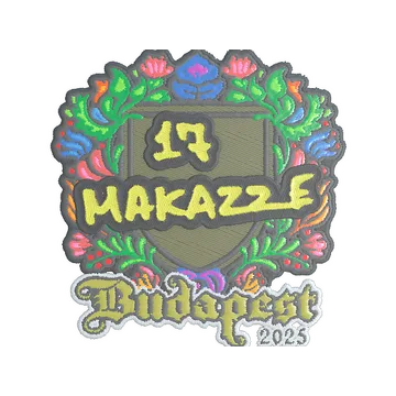 Sticker | makazze (Embroidered) | Budapest 2025