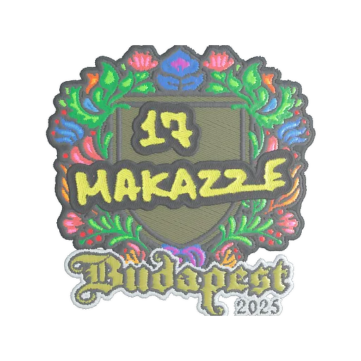 Sticker | makazze (Embroidered) | Budapest 2025