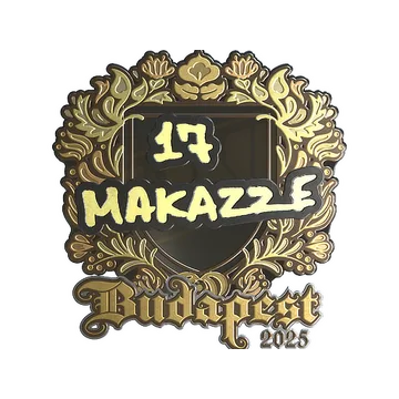 Sticker | makazze (Gold) | Budapest 2025